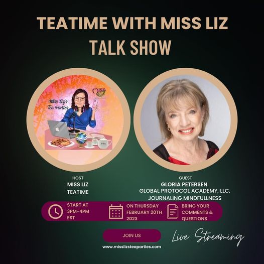 Teatime with Miss Liz on journaling